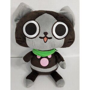 Monster Hunter: Felyne (Black w/ Scarf) - 12in. Stuffed/Plush - Capcom